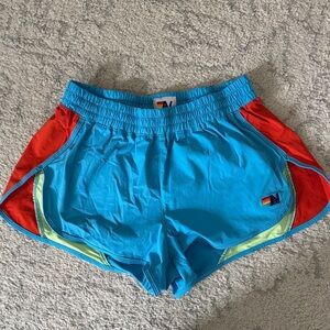 Aviator Nation Blue and Red Athletic Shorts